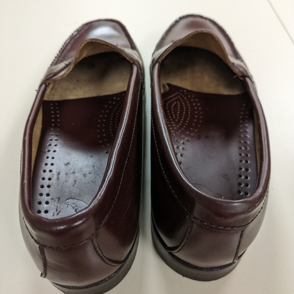 G.H. Bass loafers. Leather. Men's 12 EUC wine/dark red - Picture 5 of 5